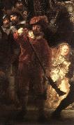 REMBRANDT Harmenszoon van Rijn The Nightwatch (detail) Germany oil painting reproduction